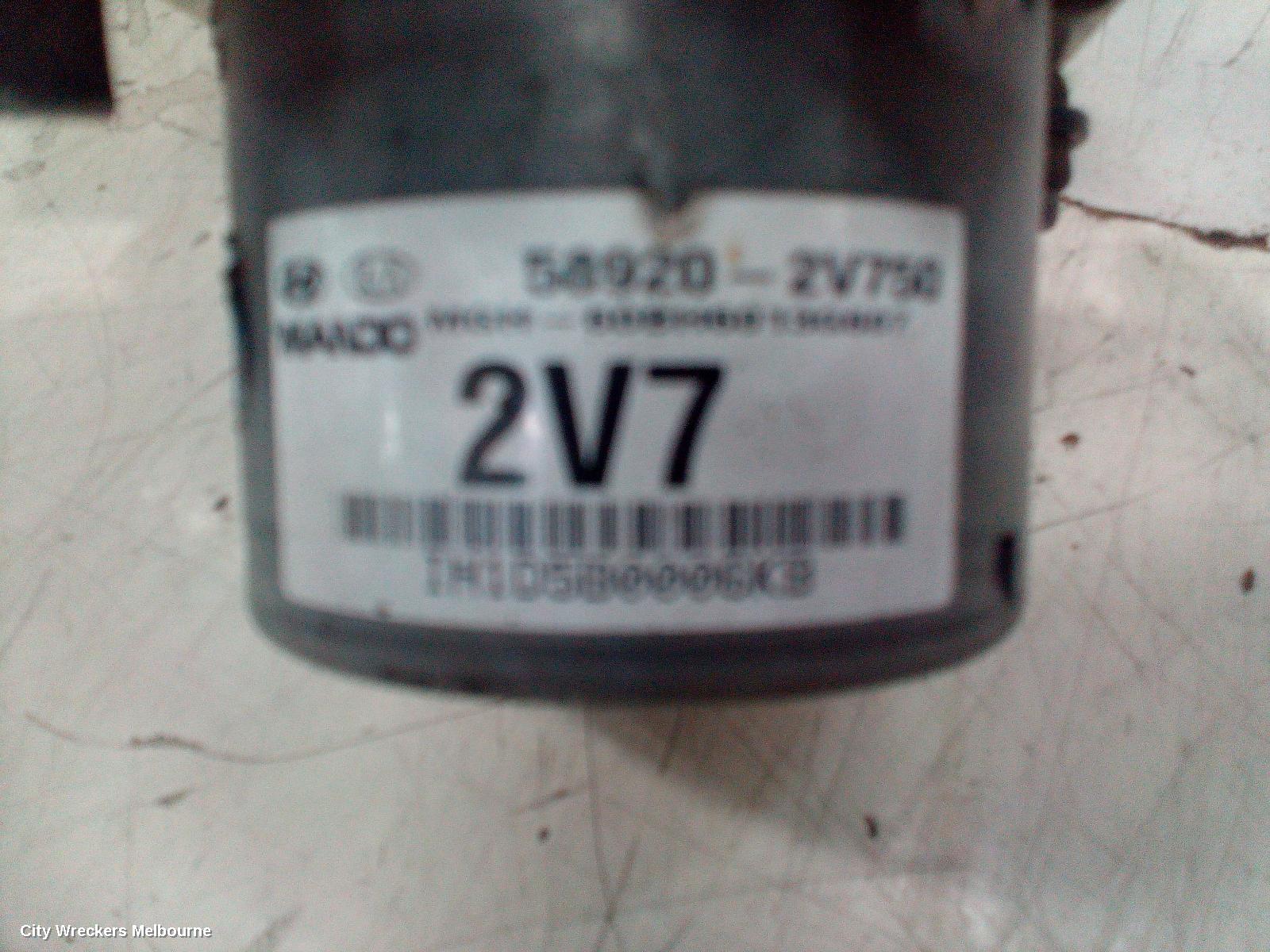 HYUNDAI VELOSTER ABS PUMP/MODULATOR, FS, TURBO, 07/2012 - 04/2015