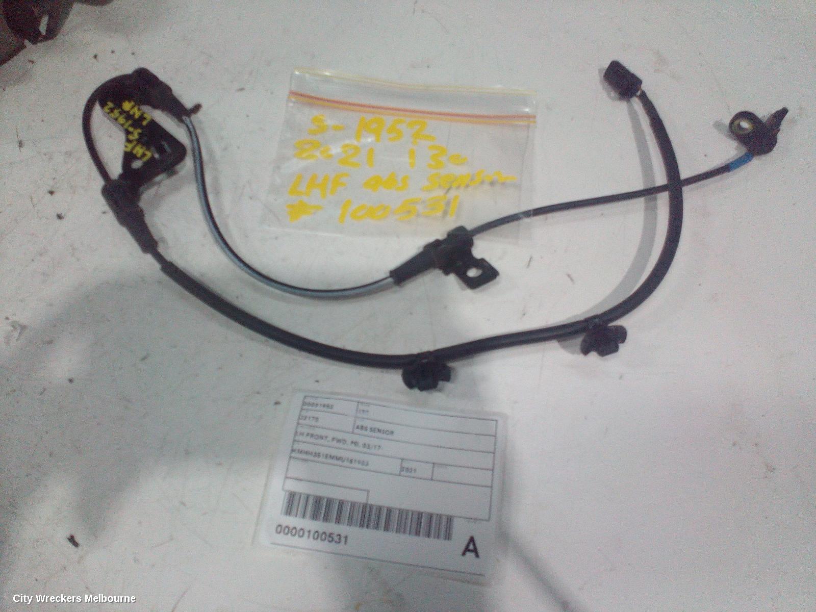 HYUNDAI I30 ABS SENSOR, LH FRONT, FWD, PD, 03/2017 ONWARDS