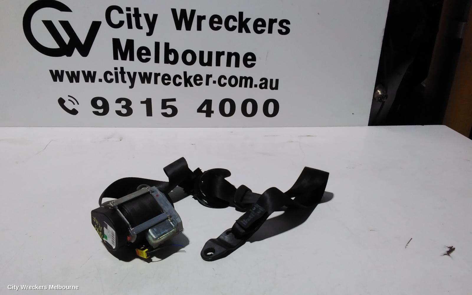 LAND ROVER RANGEROVER EVOQUE SEATBELT/STALK, LH FRONT, SEAT BELT ONLY, 5DR WAGON, STANDARD SEAT TYPE, L538, 11/2011 - 01/2019