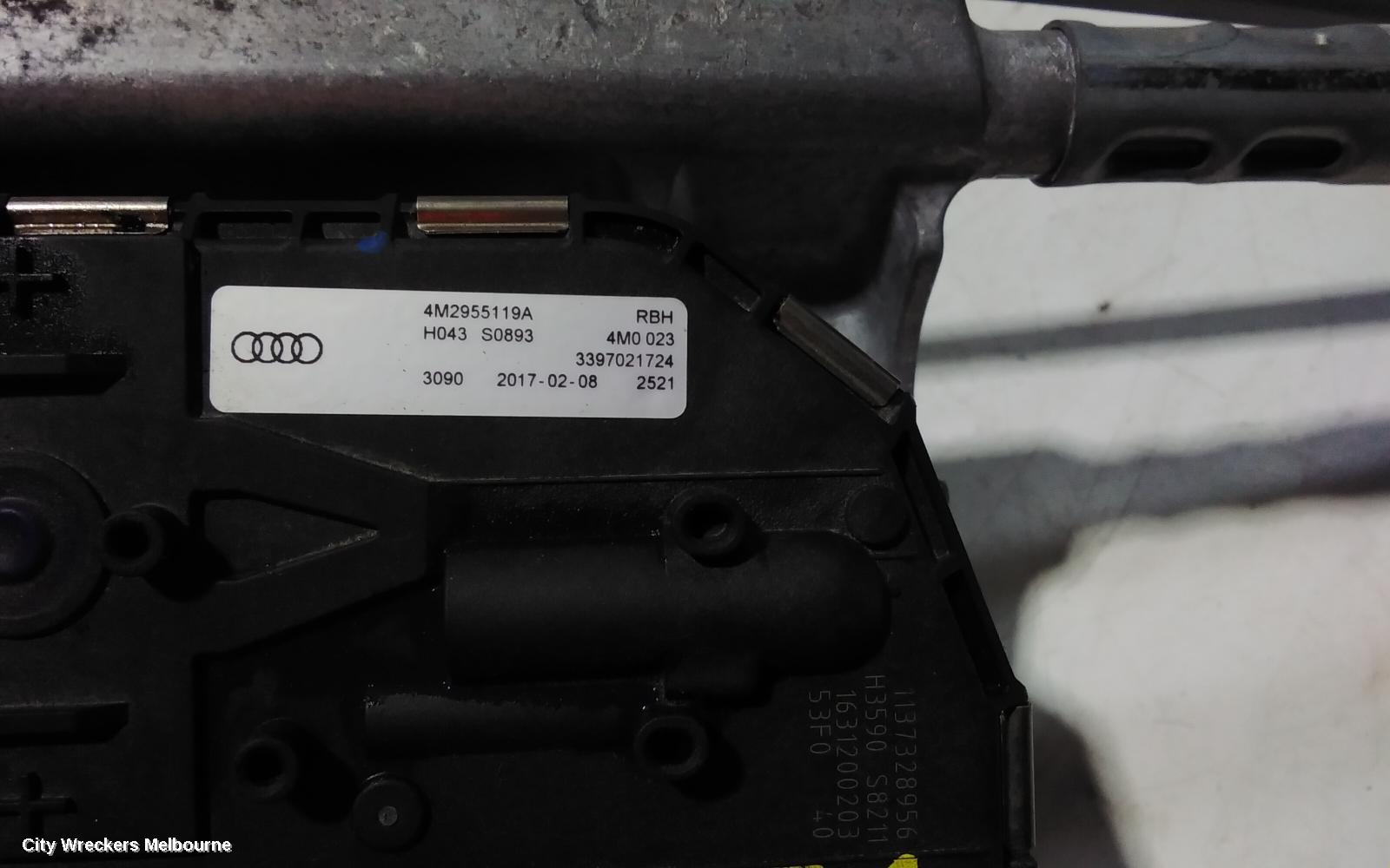 AUDI Q7 WIPER MOTOR, FRONT, 4M, 09/2015 - 03/2020