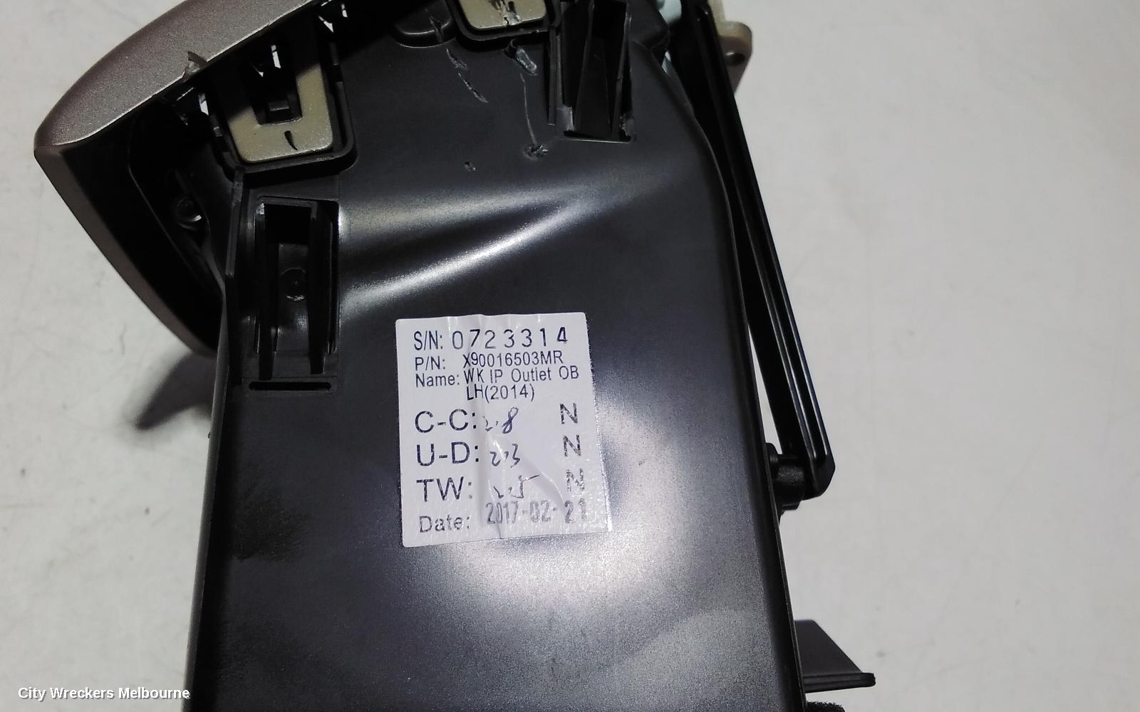 JEEP GRANDCHEROKEE, WK, 10/2010 - 02/2022, LH AIRVENT: 100548