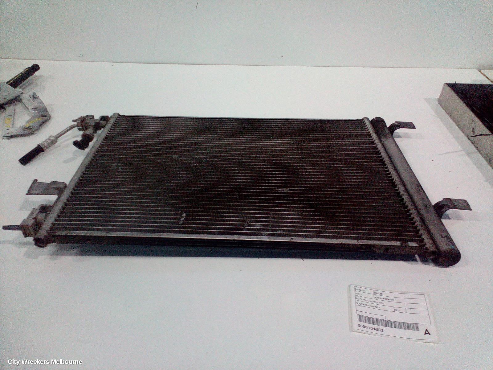 HOLDEN CRUZE A/C CONDENSER, JG, PETROL, 03/2009 - 07/2010