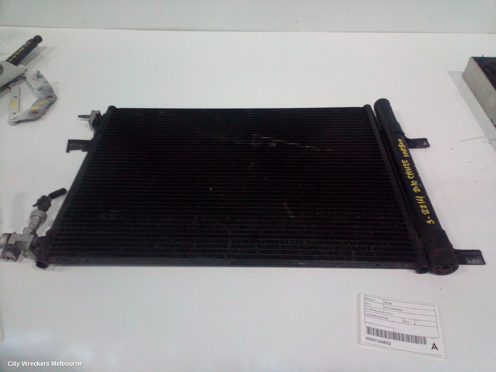 HOLDEN CRUZE A/C CONDENSER, JG, PETROL, 03/2009 - 07/2010