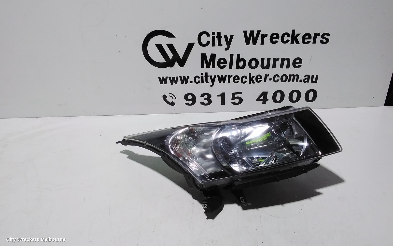 HOLDEN CRUZE RIGHT HEADLAMP, JG, 03/2009 - 02/2011
