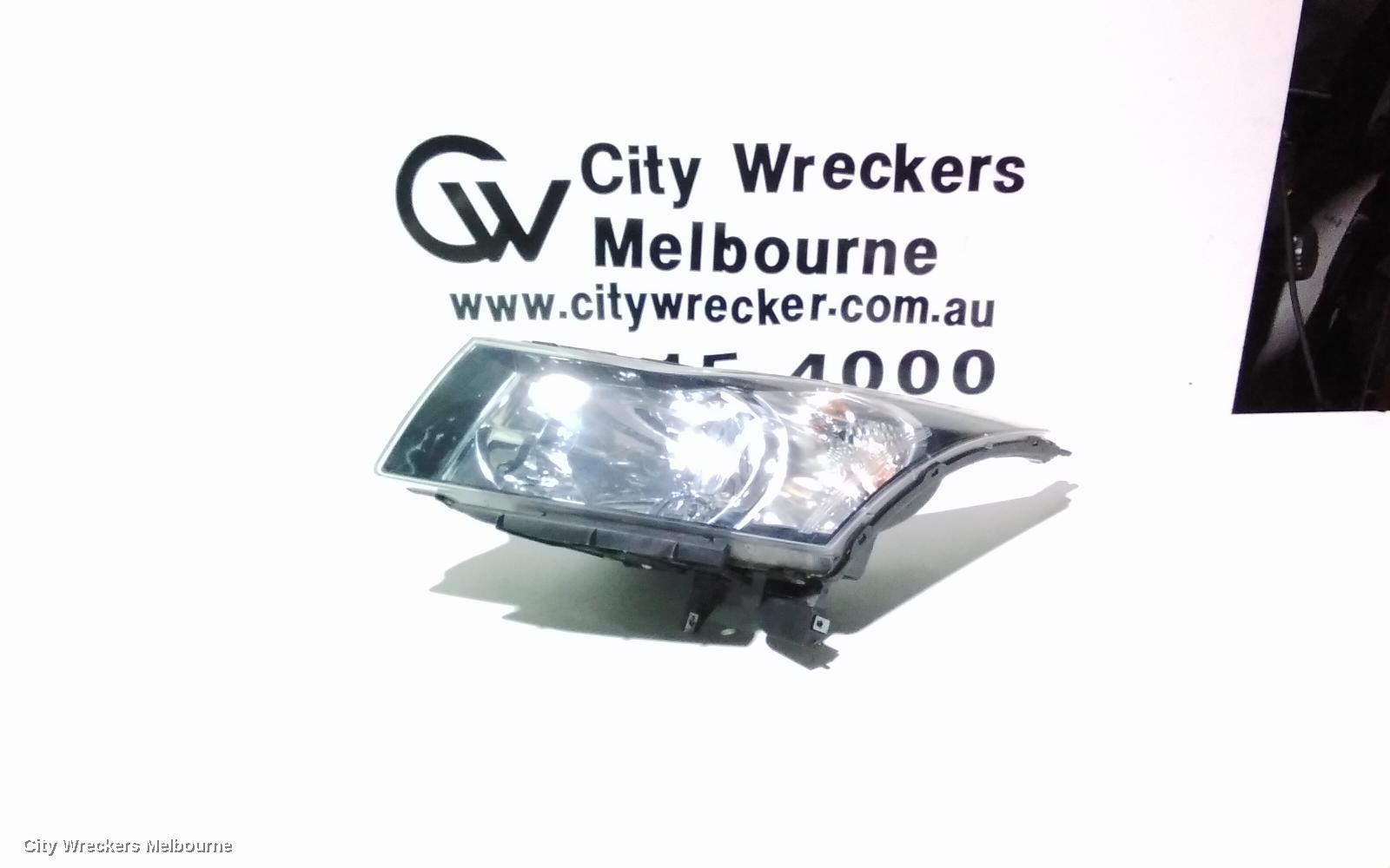 HOLDEN CRUZE LEFT HEADLAMP, JG, 03/2009 - 02/2011