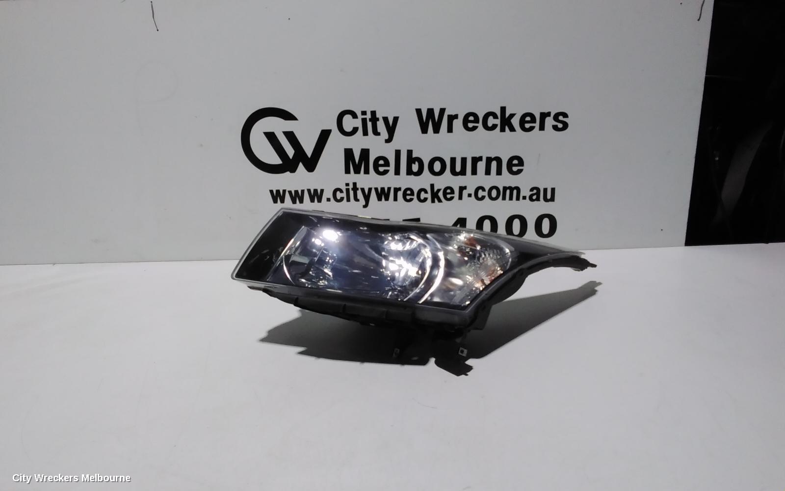 HOLDEN CRUZE LEFT HEADLAMP, JG, 03/2009 - 02/2011