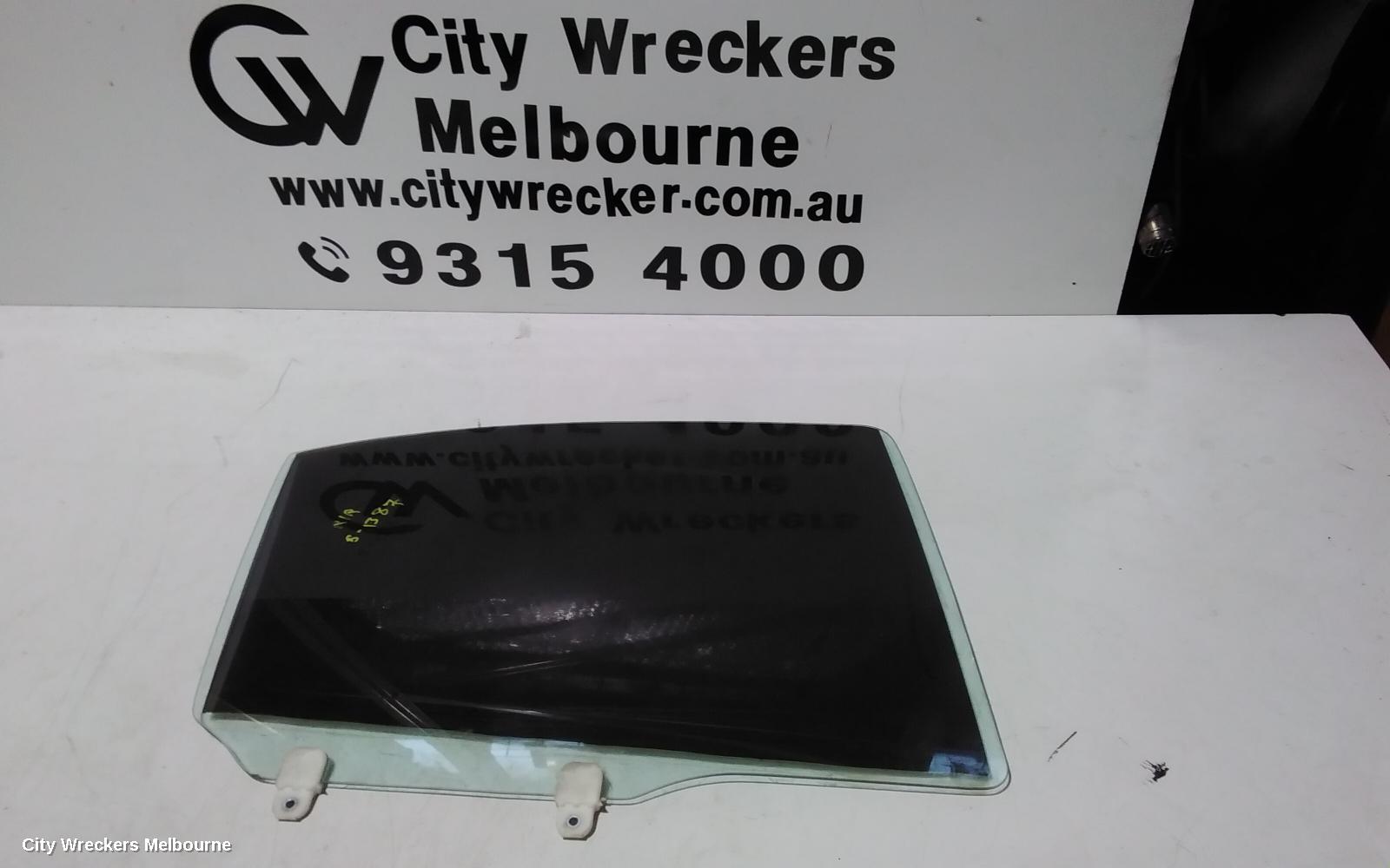 MITSUBISHI LANCER RIGHT REAR DOOR WINDOW, CJ, 09/2007 - 10/2015