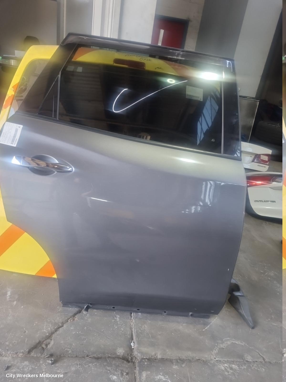 NISSAN PATHFINDER RIGHT REAR DOOR, R52, NON CHROME MOULD TYPE, 06/2013 - 04/2021