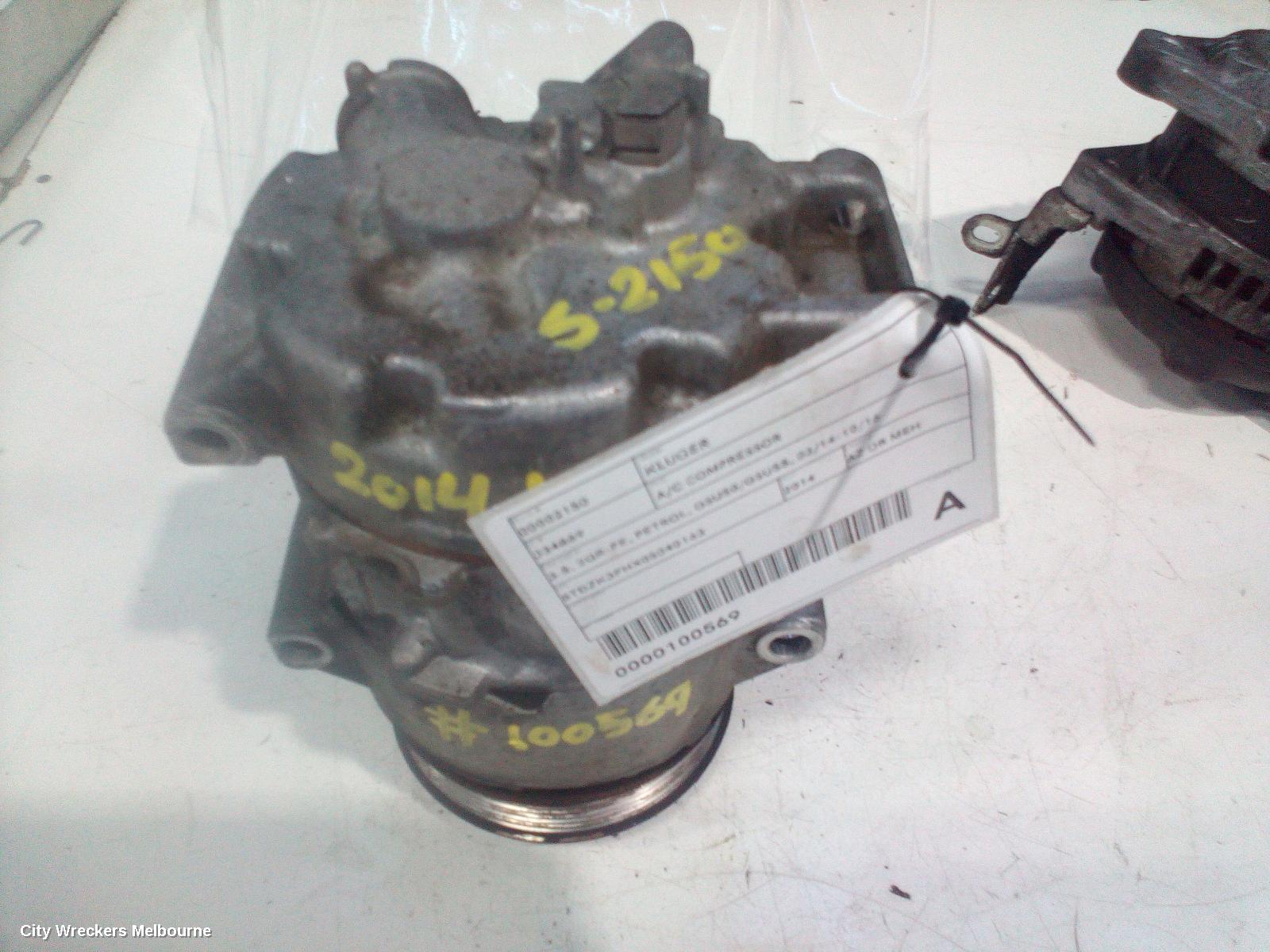 TOYOTA KLUGER A/C COMPRESSOR, 3.5, 2GR-FE, PETROL, GSU50/GSU55, 03/2014 - 10/2016