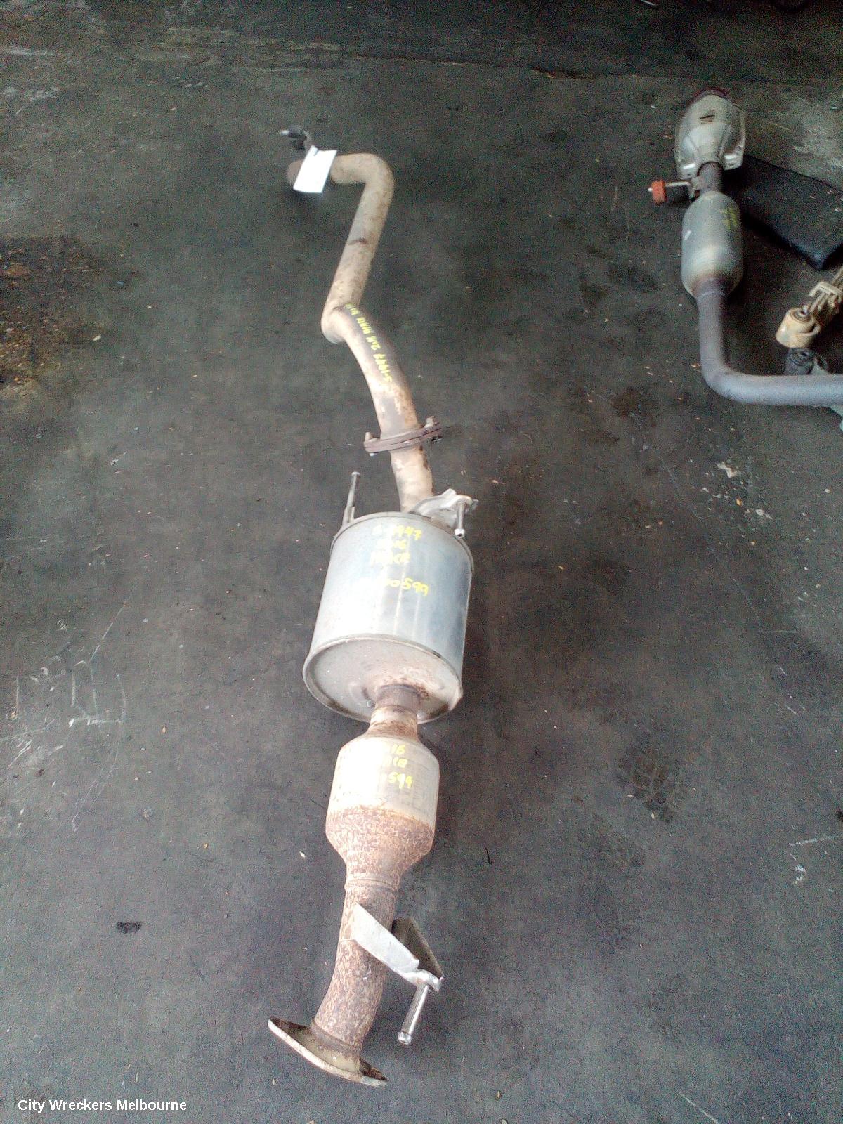 TOYOTA HIACE EXHAUST SYSTEM, TRH/KDH 03/2005 - 04/2019
