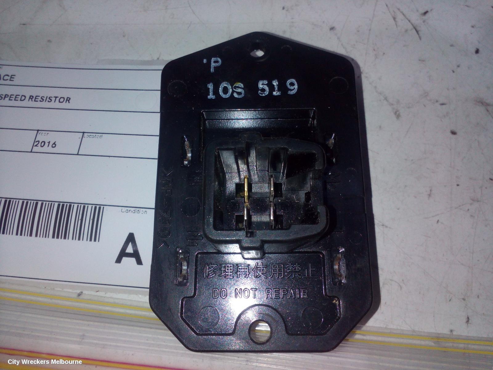 TOYOTA HIACE FAN SPEED RESISTOR, TRH/KDH, 03/2005 - 04/2019