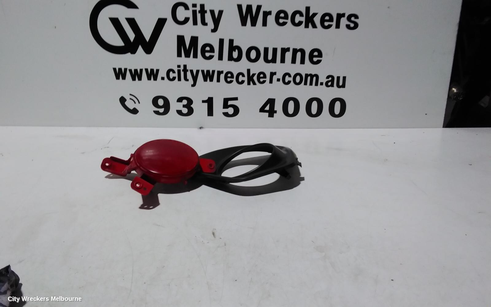 HYUNDAI VELOSTER RIGHT TAILLIGHT, BUMPER REFLECTOR, FS, ROUND (TURBO TYPE), 12/2011 - 02/2018