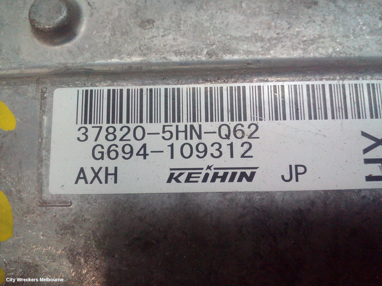 HONDA HRV ECU, ENGINE ECU, 1.8, PETROL, ECU ONLY, RU5, 12/2014 - 10/2021