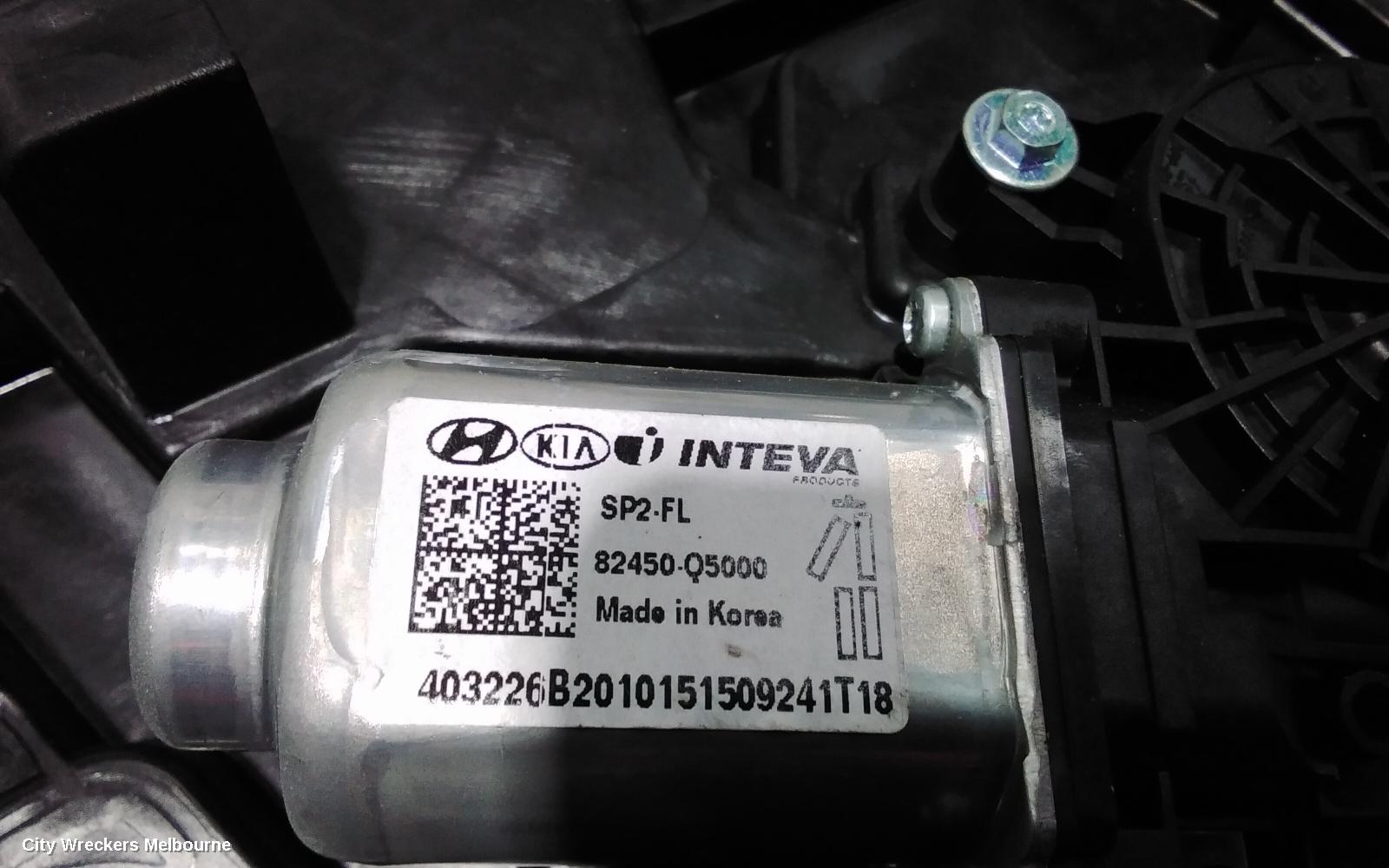KIA SELTOS LEFT FRONT WINDOW REG/MOTOR, SP2, 07/2019 ONWARDS