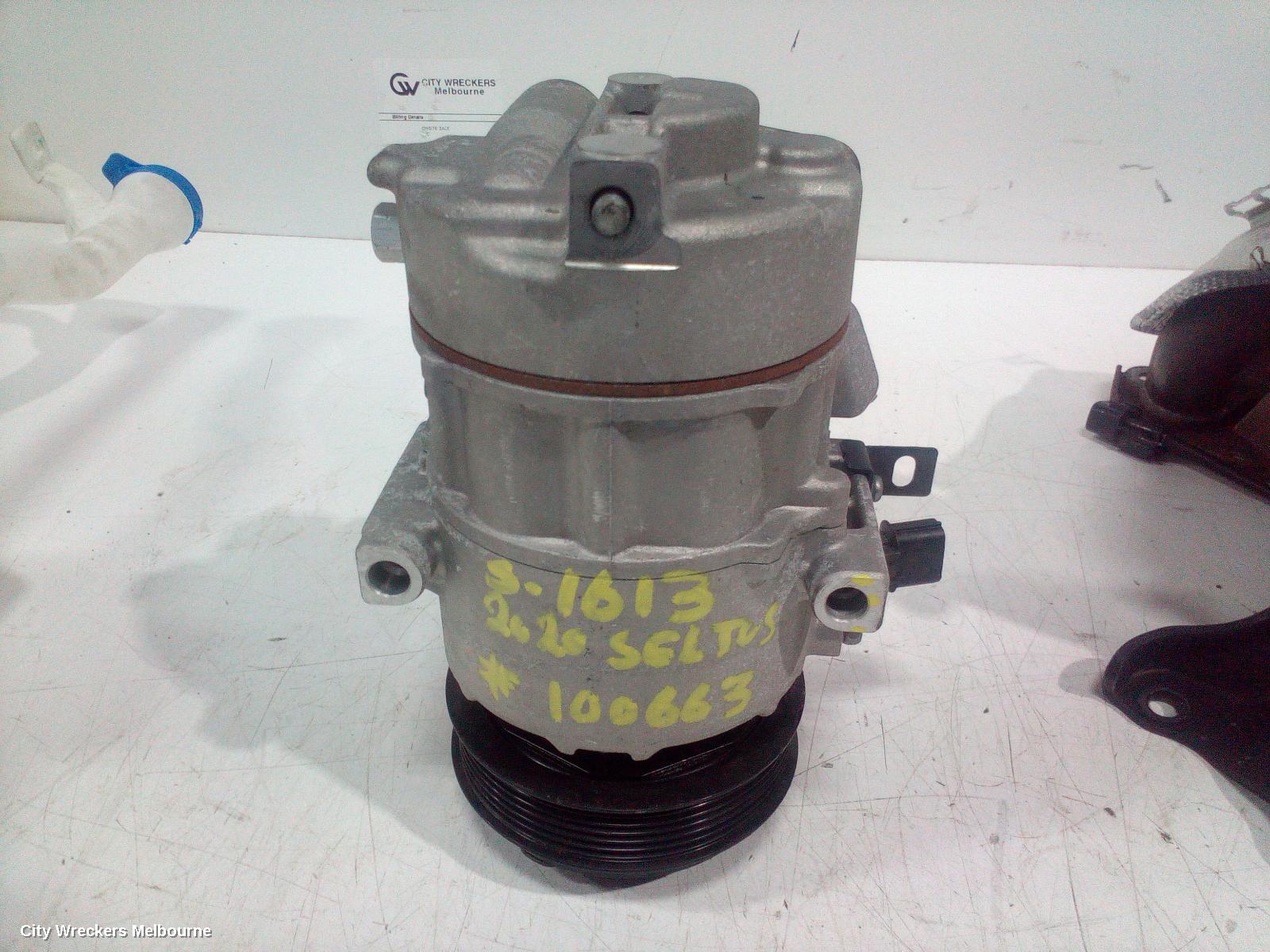 KIA SELTOS A/C COMPRESSOR, SP2, 2.0, PETROL, 07/2019 ONWARDS