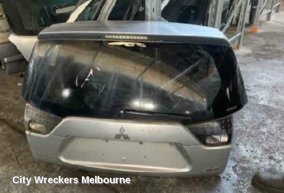 MITSUBISHI OUTLANDER BOOTLID/TAILGATE, TAILGATE, ZG-ZH, UPPER, NON CAMERA TYPE, 11/2006 - 10/2012