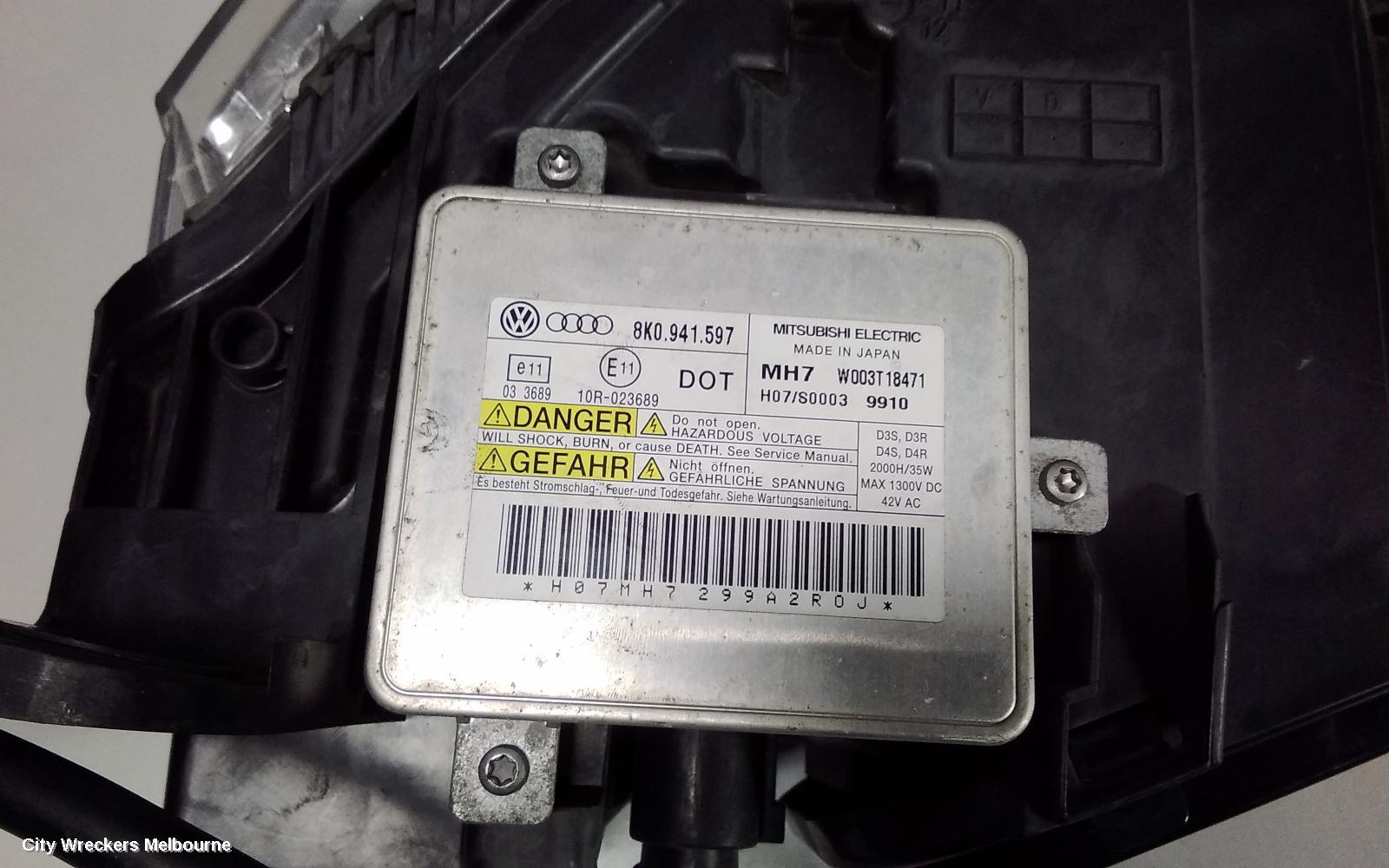 AUDI A6 RIGHT HEADLAMP, C6/4F, RS6, XENON TYPE, 10/2008 - 06/2010