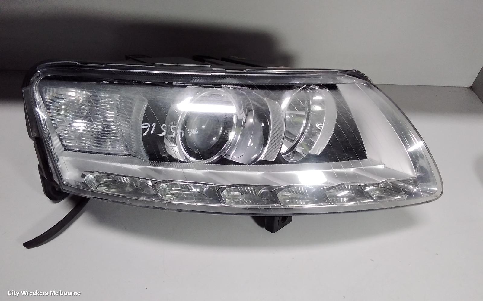 AUDI A6 RIGHT HEADLAMP, C6/4F, RS6, XENON TYPE, 10/2008 - 06/2010