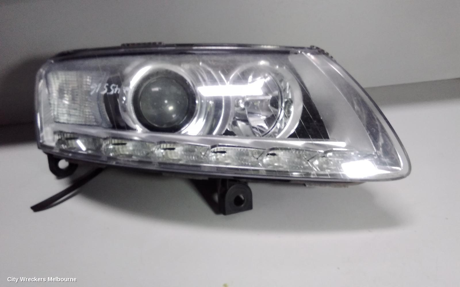 AUDI A6 RIGHT HEADLAMP, C6/4F, RS6, XENON TYPE, 10/2008 - 06/2010