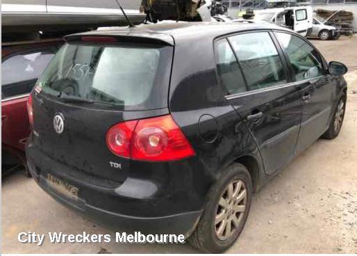 VOLKSWAGEN GOLF RIGHT TAILLIGHT, GEN 5, HATCH, NON TINTED TYPE, 07/2004 - 02/2009