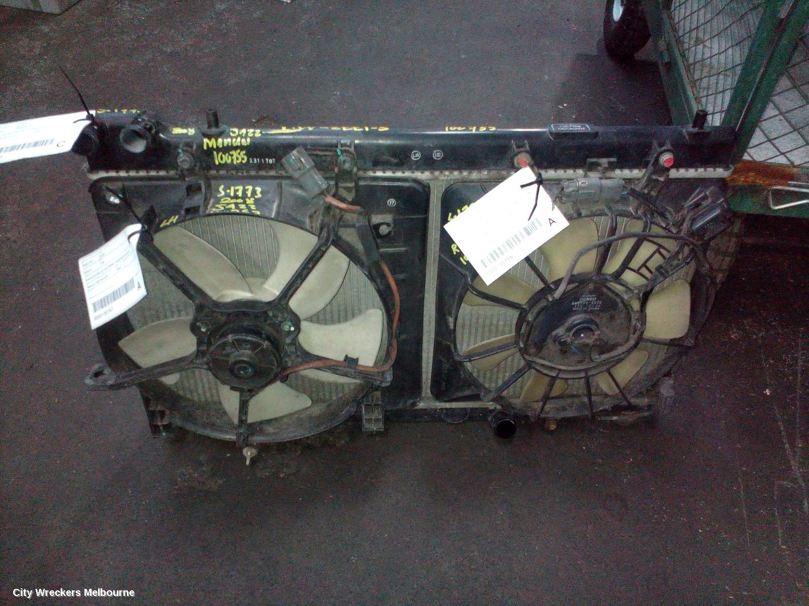 HONDA JAZZ RADIATOR, MANUAL, GD (VIN MRHGD), 03/2006 - 09/2008
