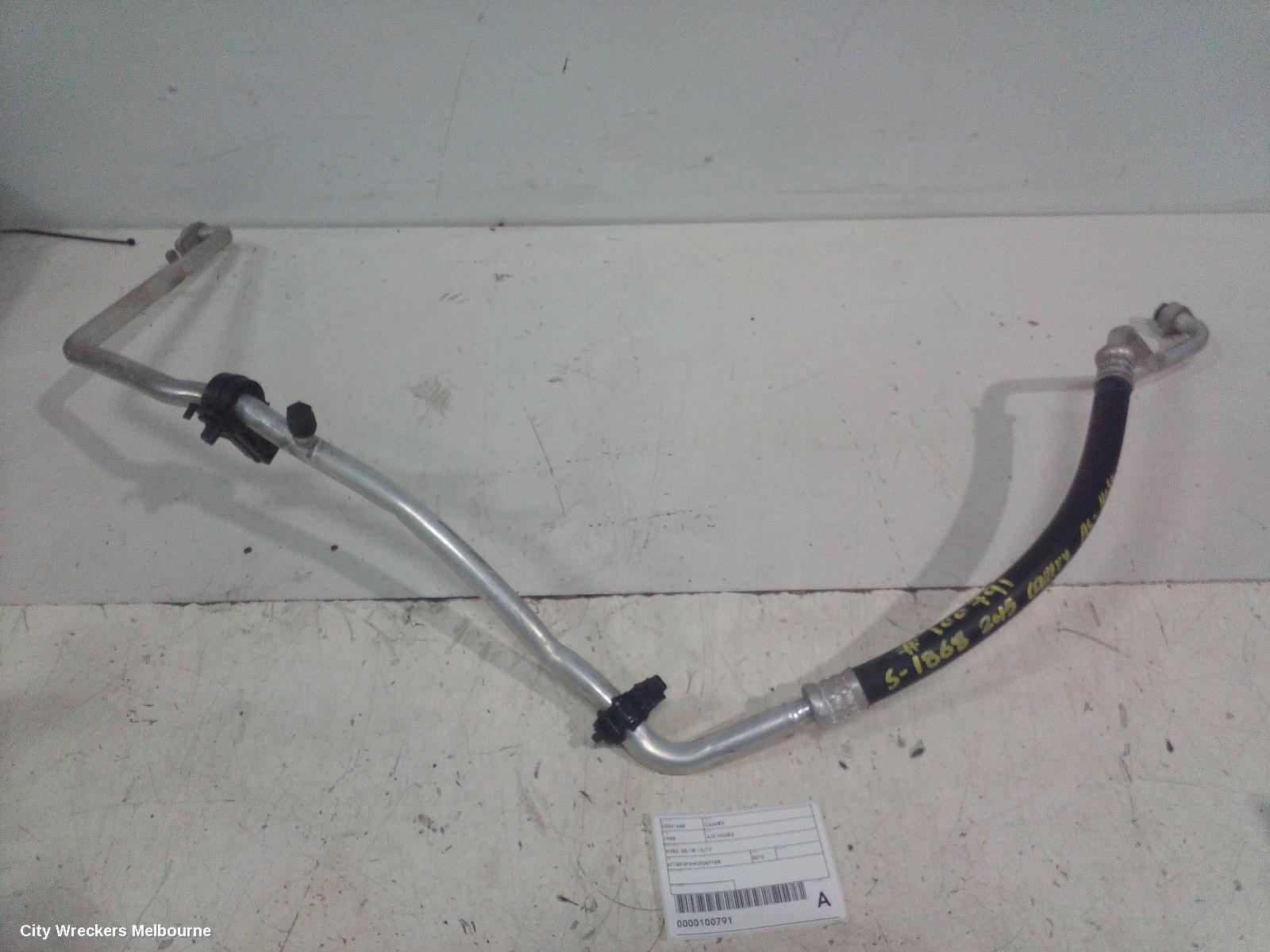 TOYOTA CAMRY A/C HOSES, PETROL, 2.5, 2AR-FE, COMPRESSOR TO EVAPORATOR, ASV50, 12/2011 - 10/2017