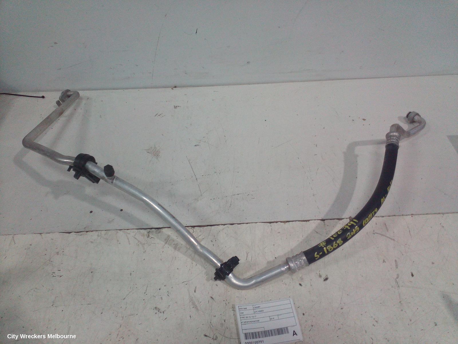 TOYOTA CAMRY A/C HOSES, PETROL, 2.5, 2AR-FE, COMPRESSOR TO EVAPORATOR, ASV50, 12/2011 - 10/2017