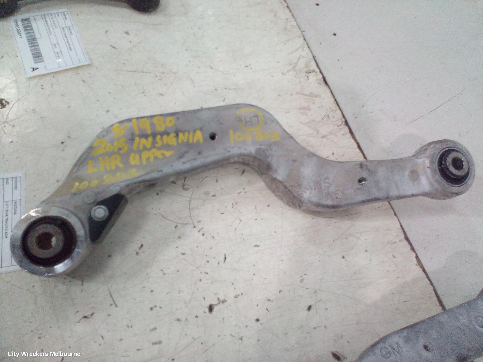 HOLDEN INSIGNIA LEFT REAR TRAILING ARM, GA, 02/2015 - 01/2017