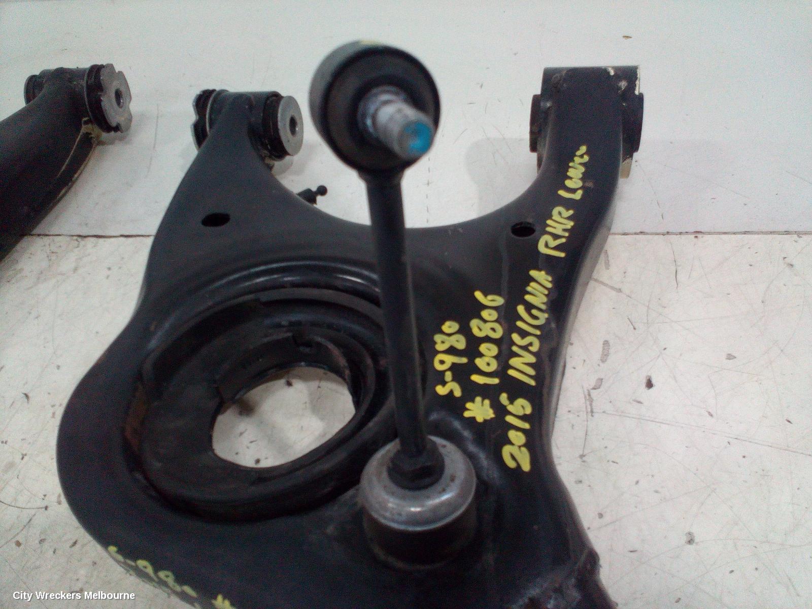 HOLDEN INSIGNIA RIGHT REAR TRAILING ARM, GA, 02/2015 - 01/2017