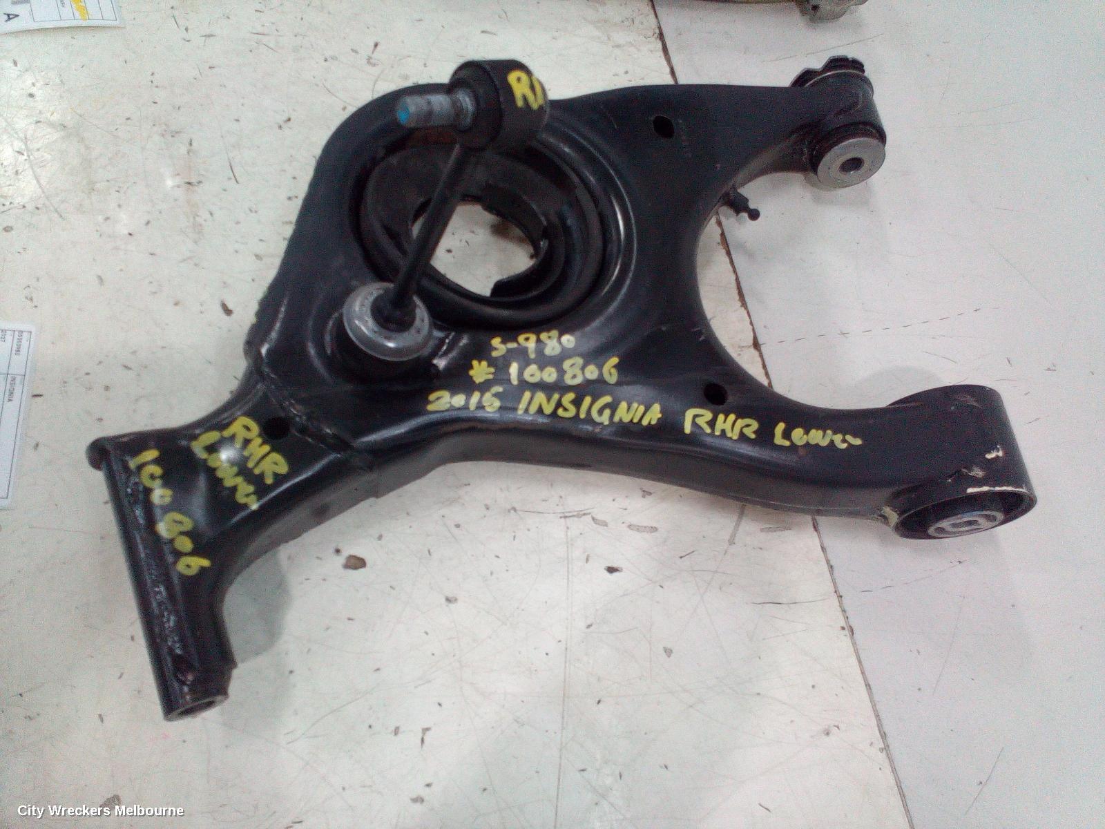 HOLDEN INSIGNIA RIGHT REAR TRAILING ARM, GA, 02/2015 - 01/2017