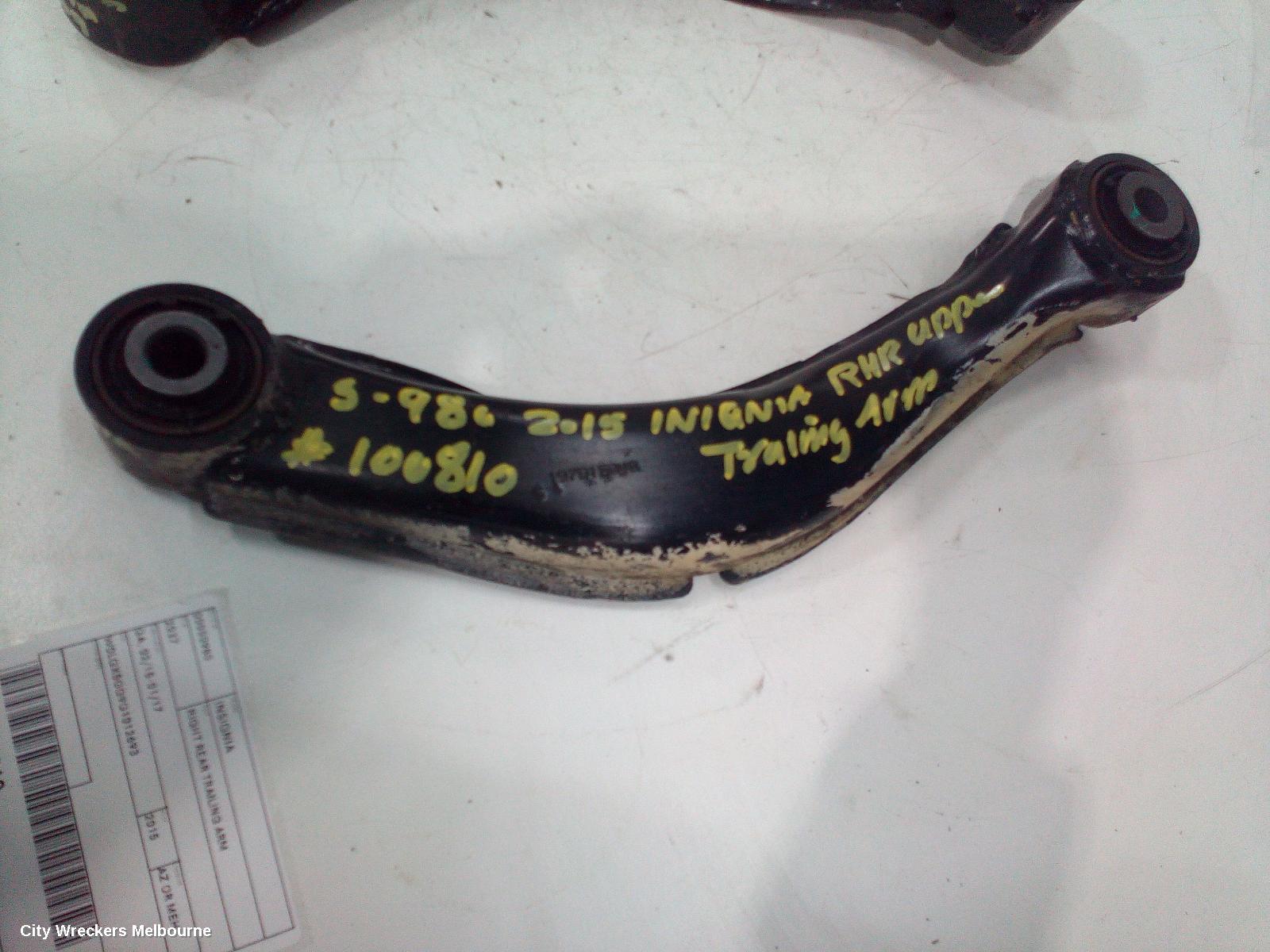 HOLDEN INSIGNIA RIGHT REAR TRAILING ARM, GA, 02/2015 - 01/2017