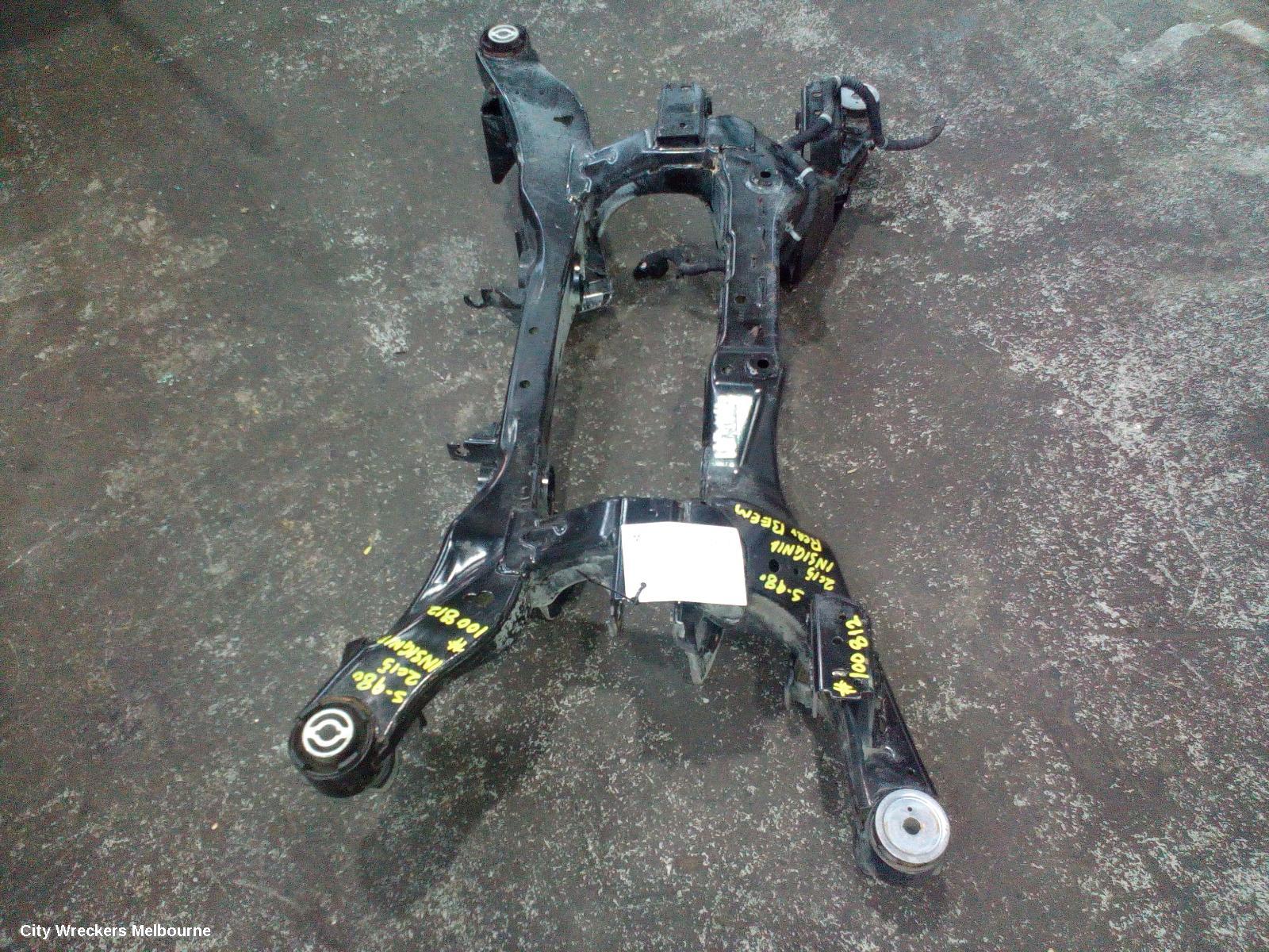 HOLDEN INSIGNIA R BEAM/CRADLE/XMEMBR, GA, 02/2015 - 01/2017