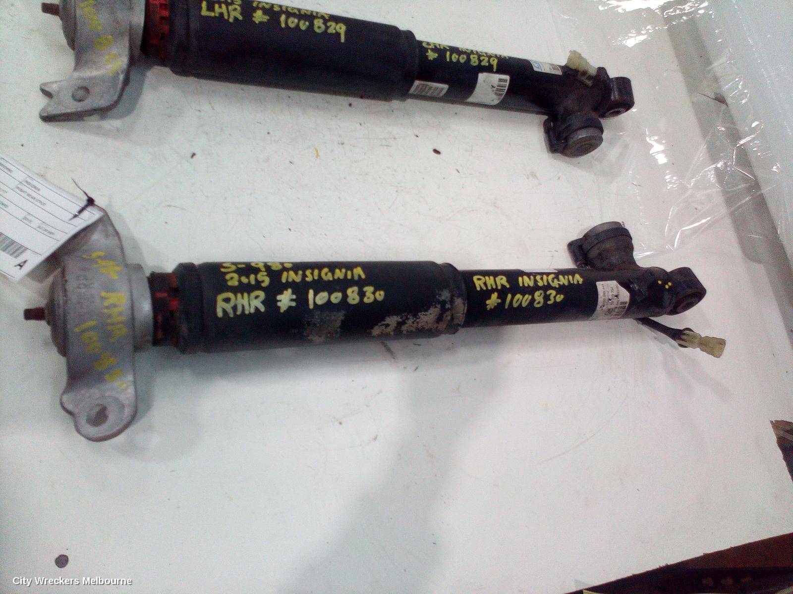 HOLDEN INSIGNIA RIGHT REAR STRUT, GA, 02/2015 - 01/2017