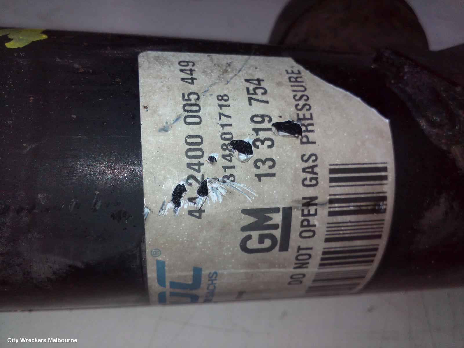 HOLDEN INSIGNIA RIGHT REAR STRUT, GA, 02/2015 - 01/2017