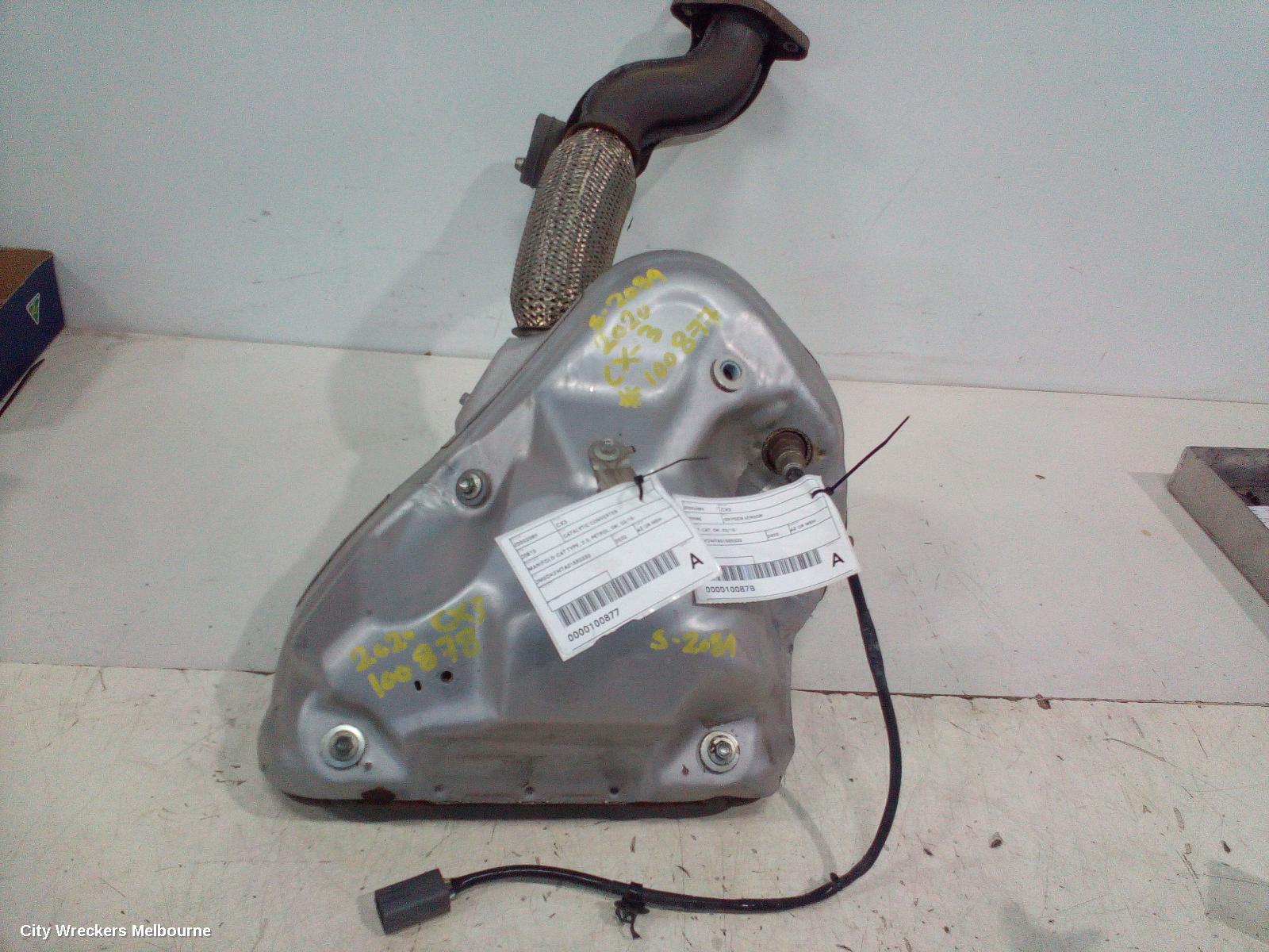 MAZDA CX3 CATALYTIC CONVERTER, MANIFOLD-CAT TYPE, 2.0, PETROL, DK, 03/2015 ONWARDS