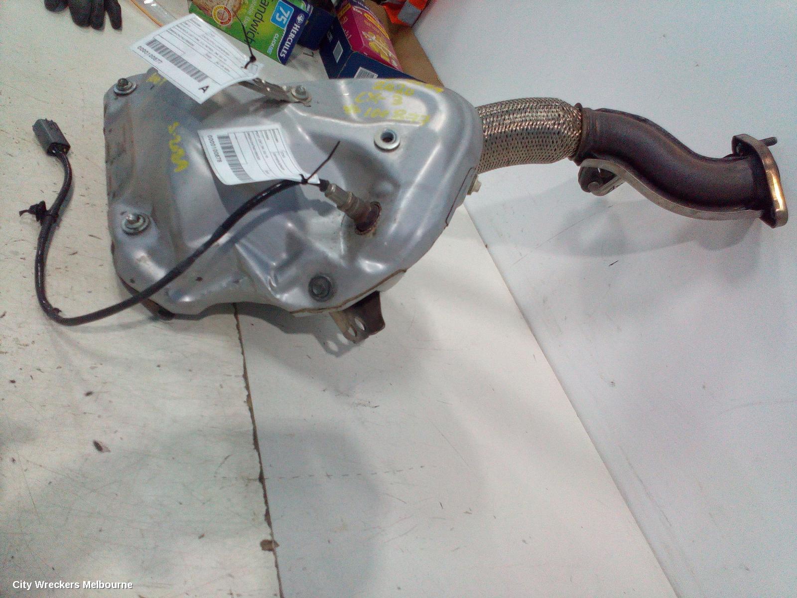 MAZDA CX3 CATALYTIC CONVERTER, MANIFOLD-CAT TYPE, 2.0, PETROL, DK, 03/2015 ONWARDS