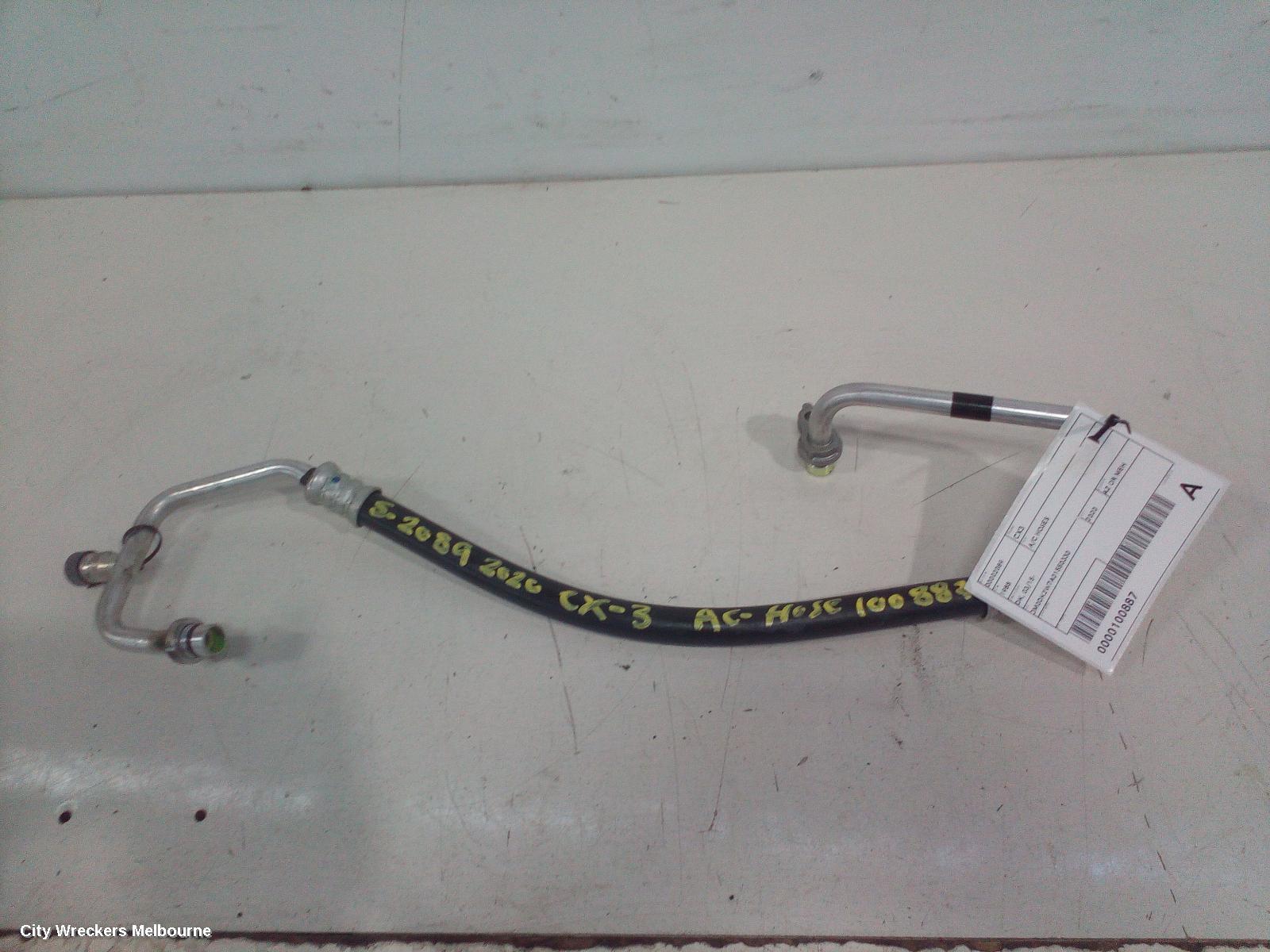 MAZDA CX3 A/C HOSES, DK, PETROL, 2.0, COMPRESSOR TO CONDENSER, 03/2015 ONWARDS