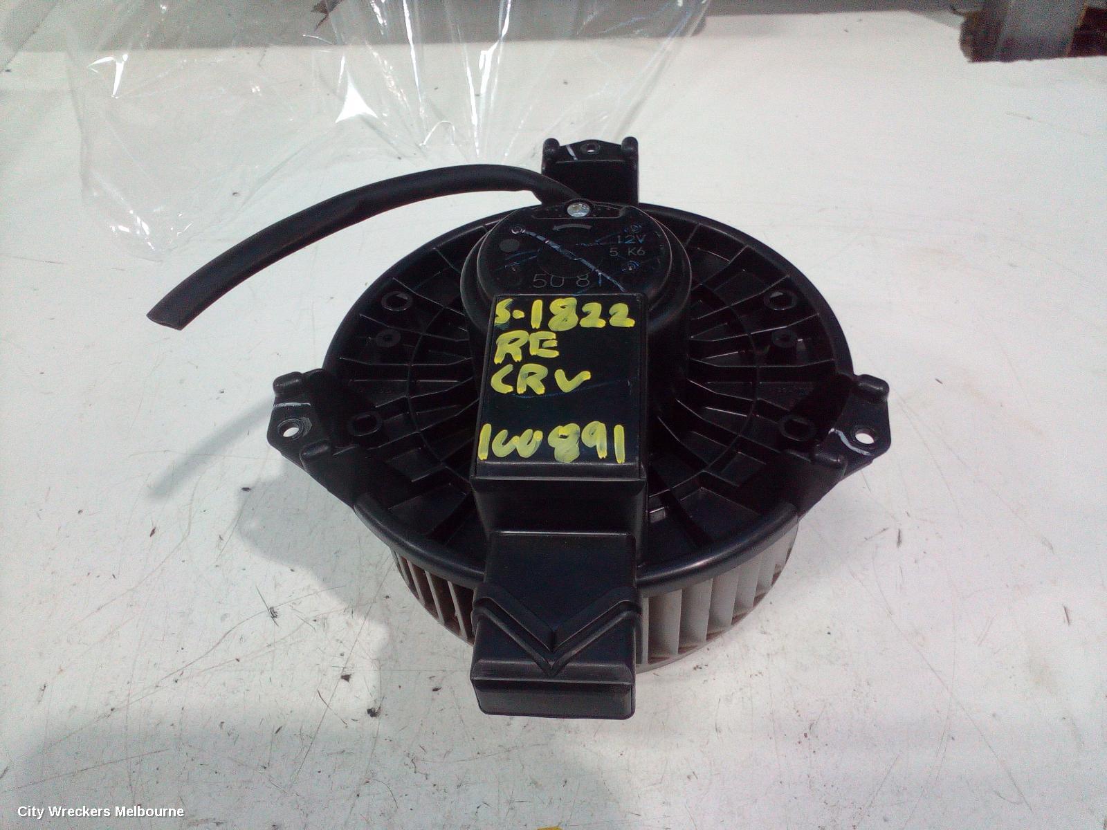 HONDA CRV HEATER FAN MOTOR, RE, 03/2007 - 10/2012