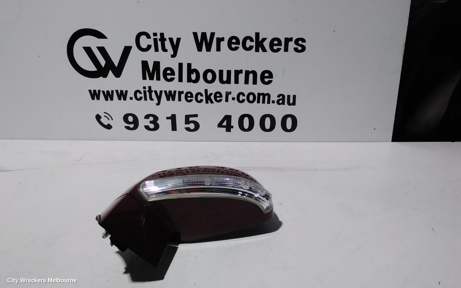 HOLDEN CAPTIVA LEFT DOOR MIRROR, CG, NON BLINDSPOT DETECTION TYPE, 10/2015 - 06/2018
