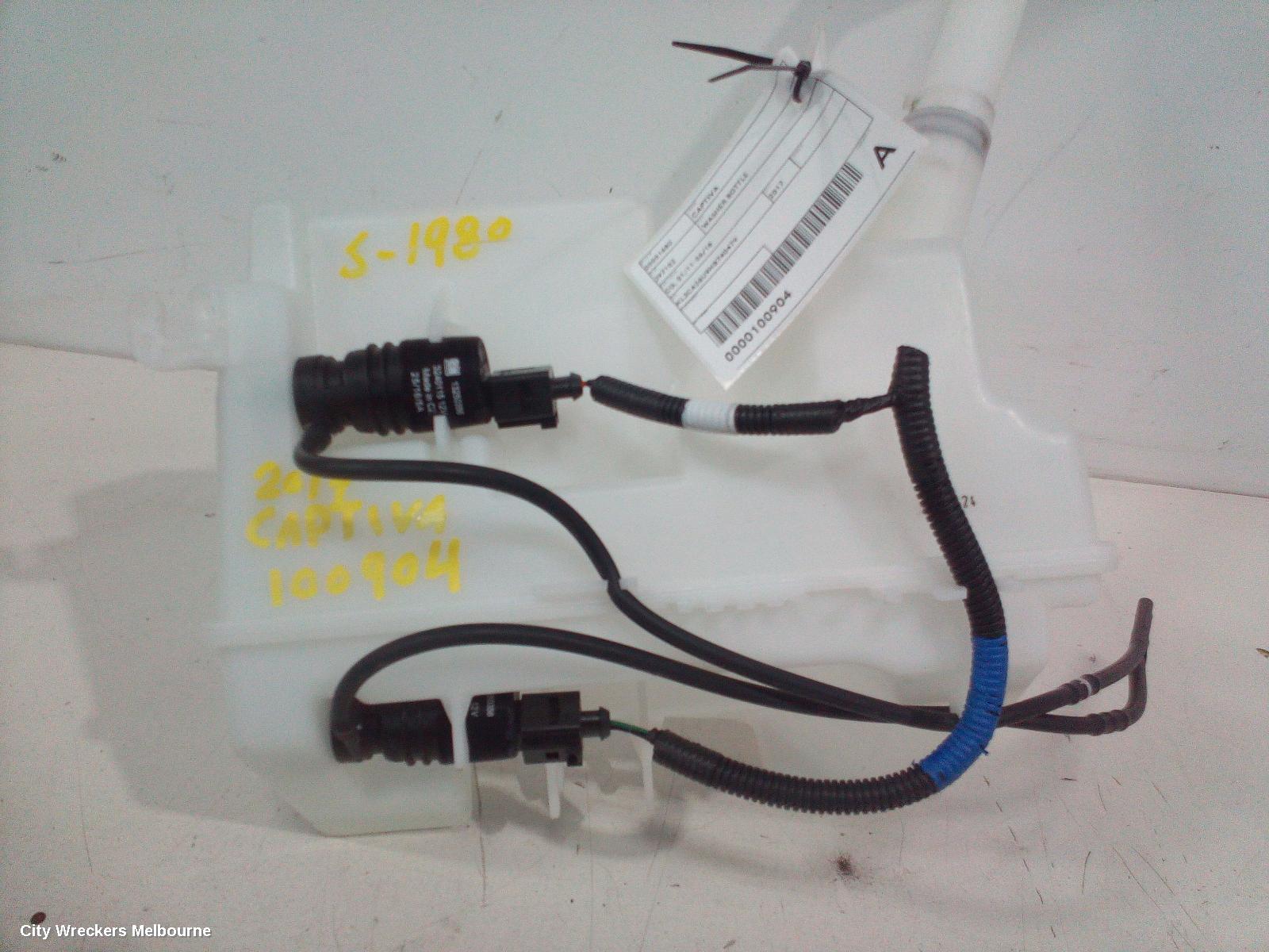 HOLDEN CAPTIVA WASHER BOTTLE, CG, 01/2011 - 06/2018