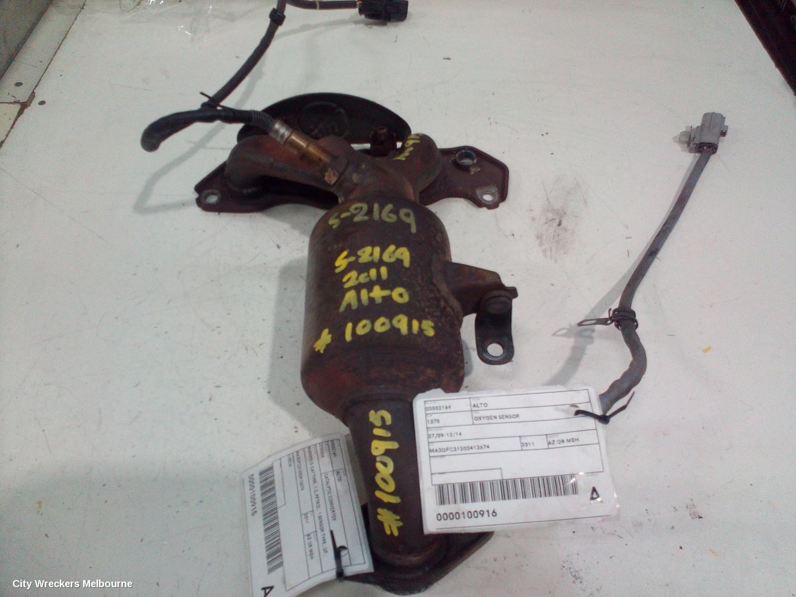 SUZUKI ALTO CATALYTIC CONVERTER, MANIFOLD-CAT TYPE, 1.0, PETROL, 1 SENSOR TYPE, GF, 07/2009 - 12/2014