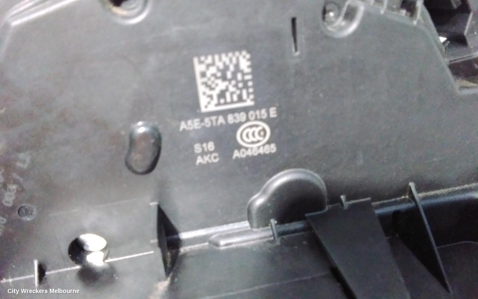 SKODA FABIA DOOR/BOOT/GATE LOCK, LEFT REAR DOOR LOCK, NJ, 01/2015 - 08/2021