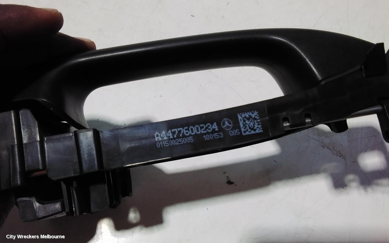 MERCEDES VITO DOOR HANDLE, OUTER, LH REAR, 447, 03/2015 ONWARDS