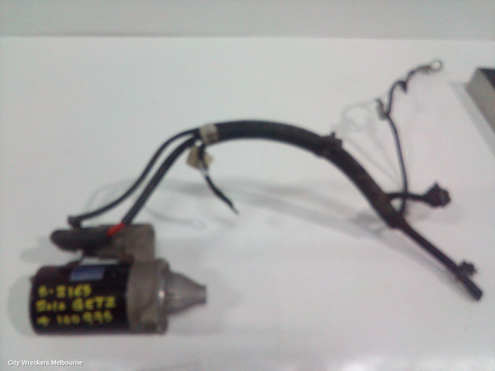 HYUNDAI GETZ STARTER, PETROL, AUTO T/M, TB, 10/2008 - 09/2011