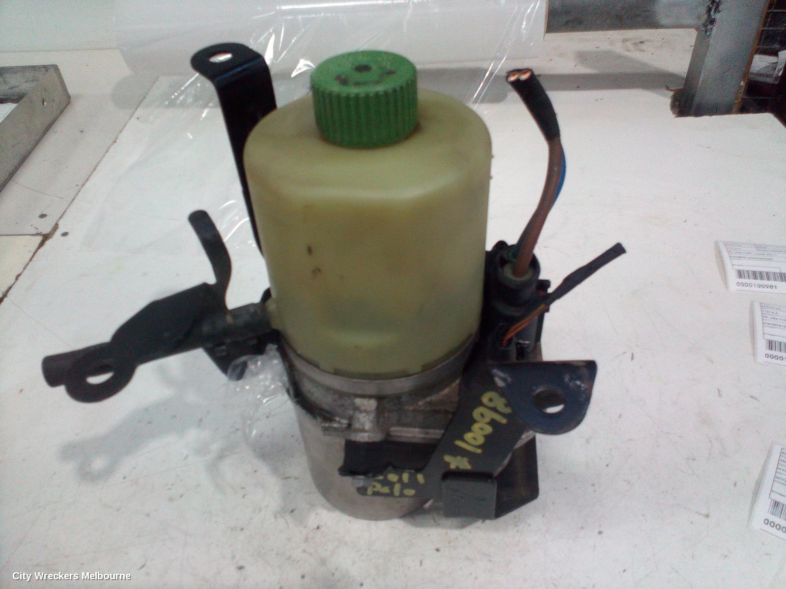 VOLKSWAGEN POLO STEERING PUMP, HYDRAULIC PUMP, PETROL/DIESEL, 6R, 05/2010 - 05/2014