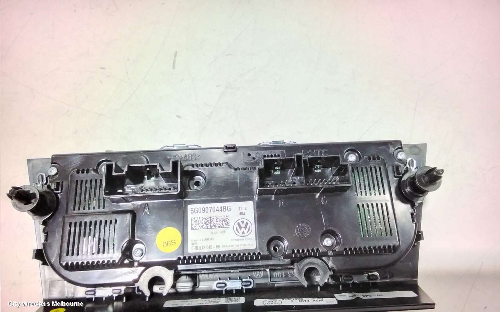 VOLKSWAGEN PASSAT HEATER/AC CONTROLS, B8/MK7, FRONT, 06/2015 - 10/2019