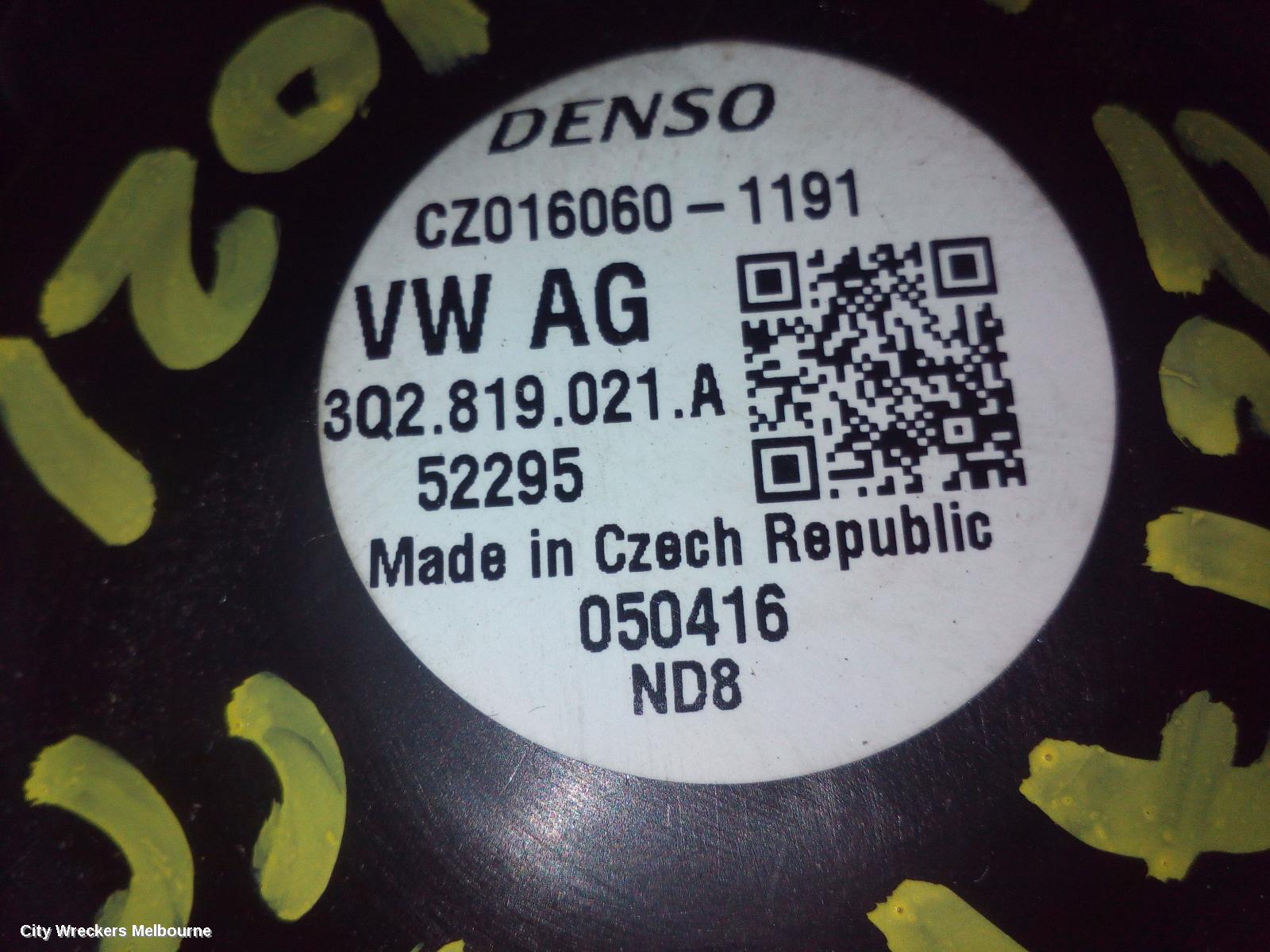 VOLKSWAGEN PASSAT HEATER FAN MOTOR, B8/MK7, 06/2015 ONWARDS
