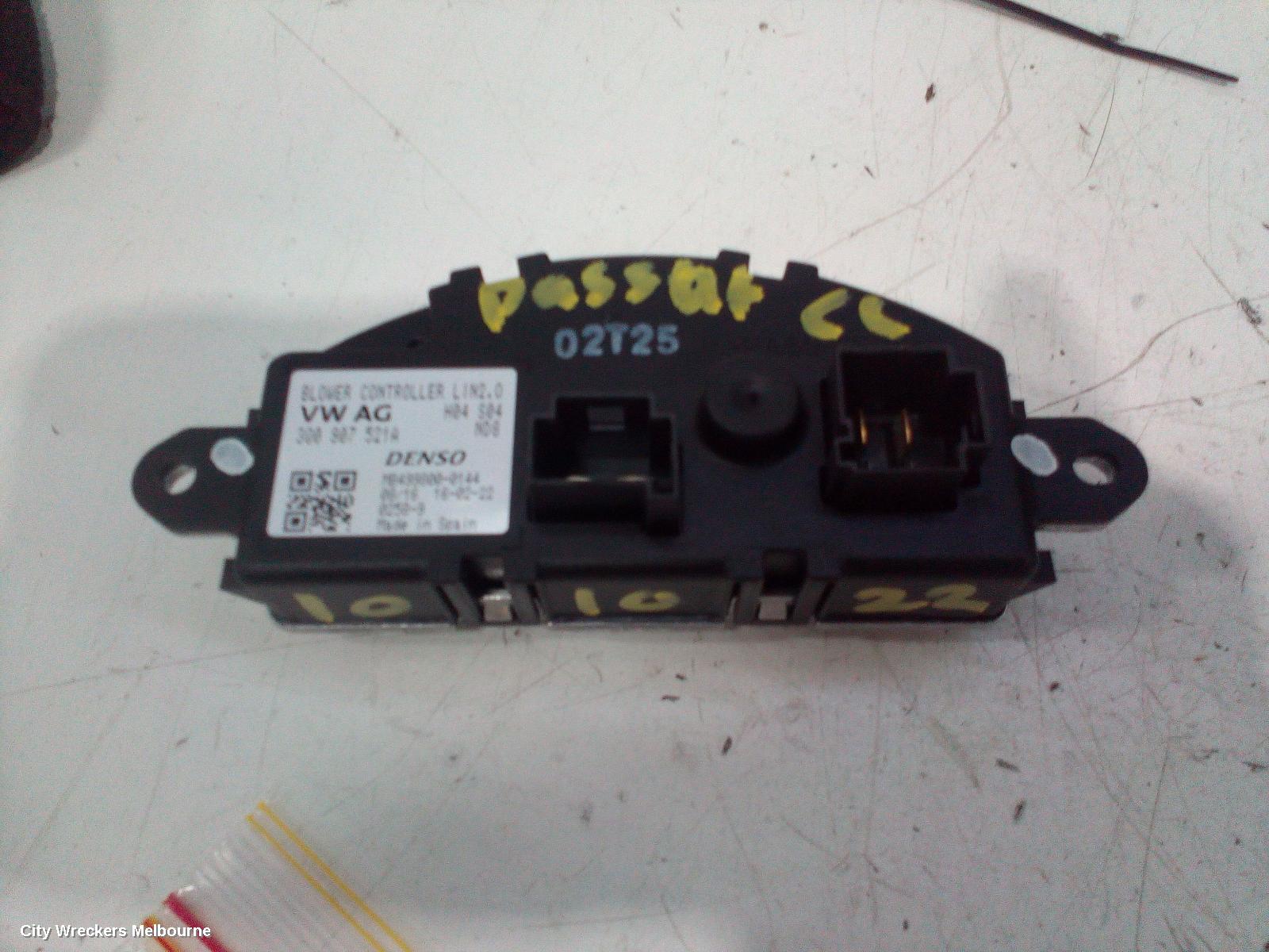 VOLKSWAGEN PASSAT FAN SPEED RESISTOR, B8/MK7, 06/2015 - 05/2023