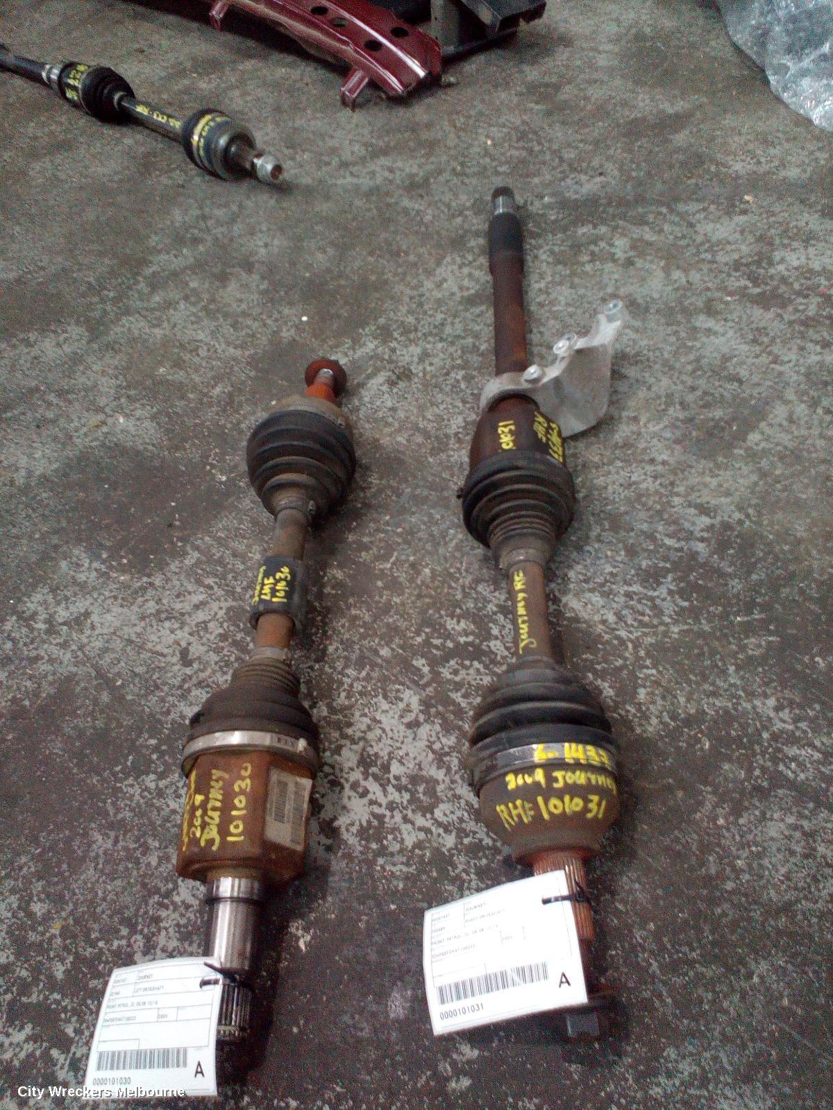 DODGE JOURNEY RIGHT DRIVESHAFT, FRONT, PETROL, JC, 05/2008 - 12/2016