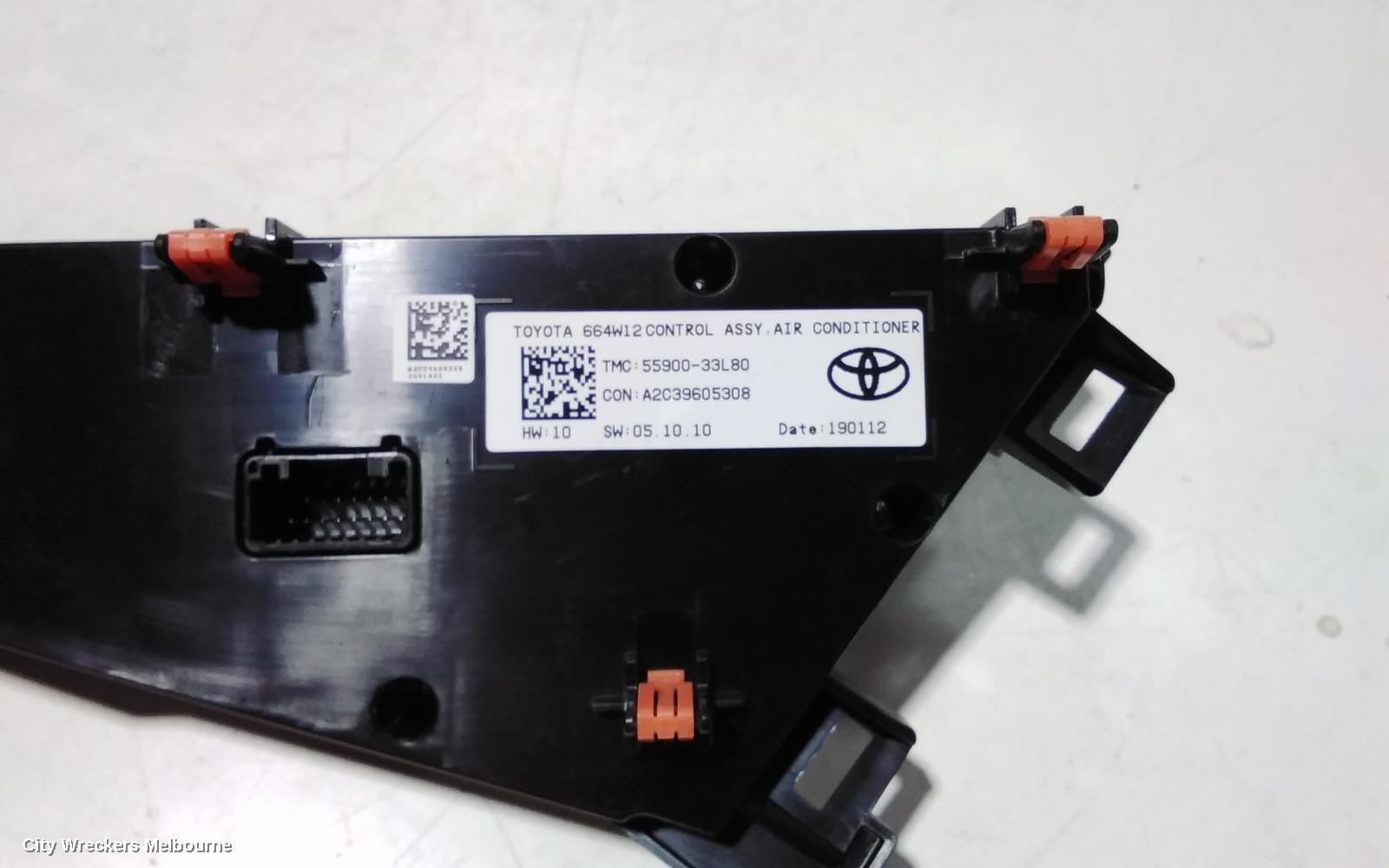 TOYOTA CAMRY HEATER/AC CONTROLS, CLIMATE CONTROL TYPE, XV70, 09/2017 ONWARDS
